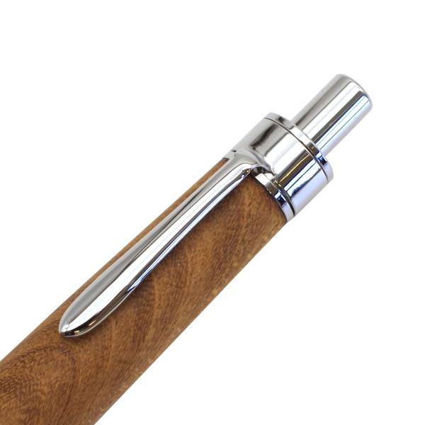 木軸 シャープペンシル 0.5mm ミクラジマクワ/御蔵島桑杢 KIKI-M102