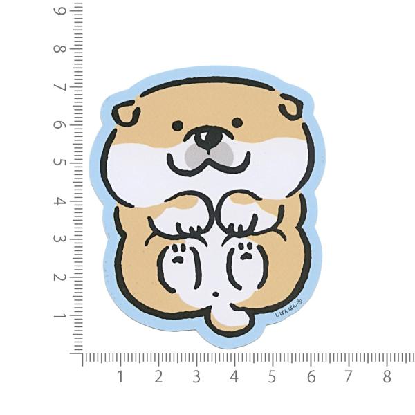 ステッカー しばんばん むちころりん かわいい 82146 : 文具・文房具の