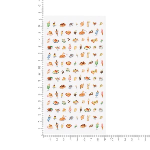 PUKUPUKUMANPUKU/ぷくぷくまんぷく ステッカー 軽食 シール 82315