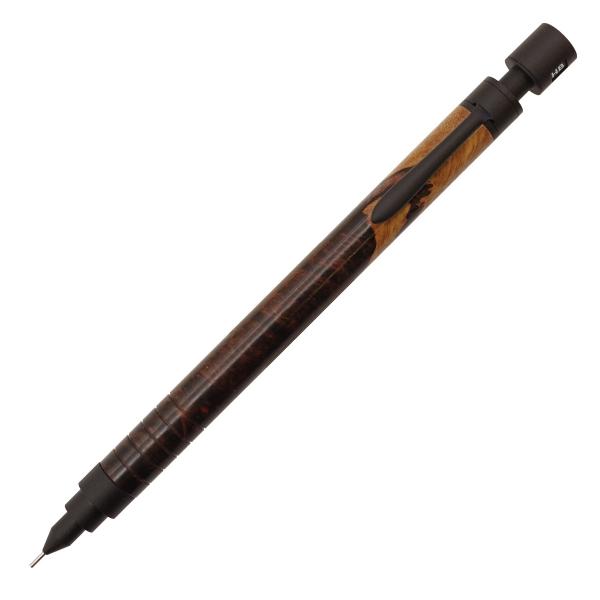 マーベラス シャープペンシル 0.5mm 紫檀瘤EX 木軸ペン MV-MM28 : 文具