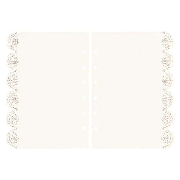 Bine/バイン A6 ダイカットリフィル レース イエロー 58057 : 文具