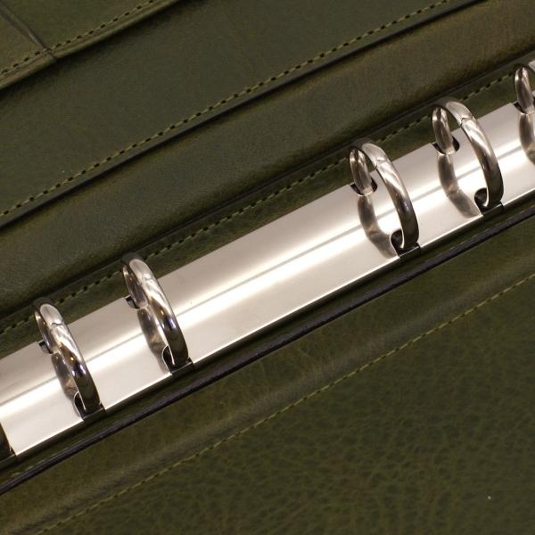 限定 システム手帳 ブッテーロボックス バイブル 20mm Bフラップ オリーブ  501-80の画像