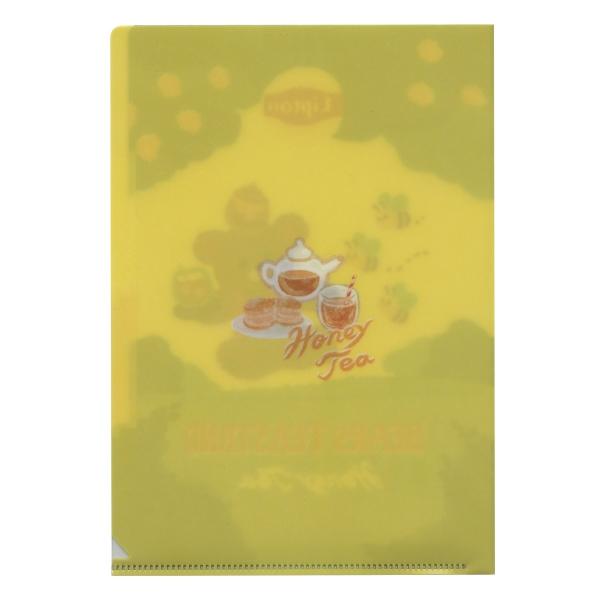 Lipton/リプトン 3ポケット A5クリアファイル ハニーティー QE123