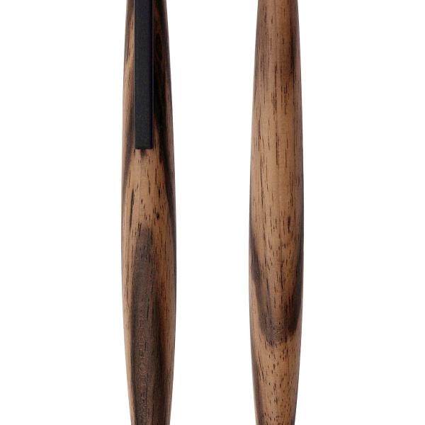 002BK 木軸 シャープペンシル 0.5mm 黒柿 1721126 : 文具・文房具のKDM