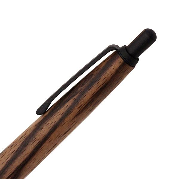 002BK 木軸 シャープペンシル 0.5mm 黒柿 1721126 : 文具・文房具のKDM