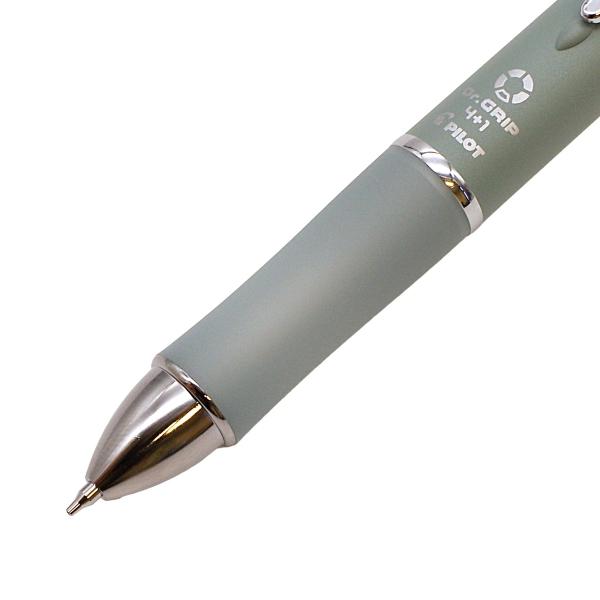 ドクターグリップ4+1 ボタニカルカラー 0.5極細+シャープ0.5mm リネン