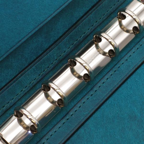 LOAPADコードバン KAKUSHI ミニ5 13mm システム手帳 オアシスブルー×トルケーゼ  100-7の画像