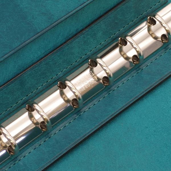 LOAPADコードバン ミニ6 KAKUSHI 13mm システム手帳 オアシスブルー×トルケーゼ  101-7の画像
