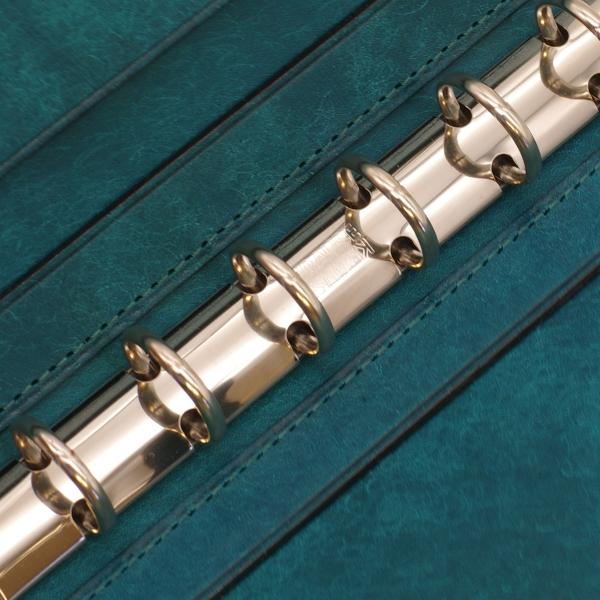 LOAPADコードバン ミニ6 16mm ベルト システム手帳 オアシスブルー×トルケーゼ 日本製 132-7の画像