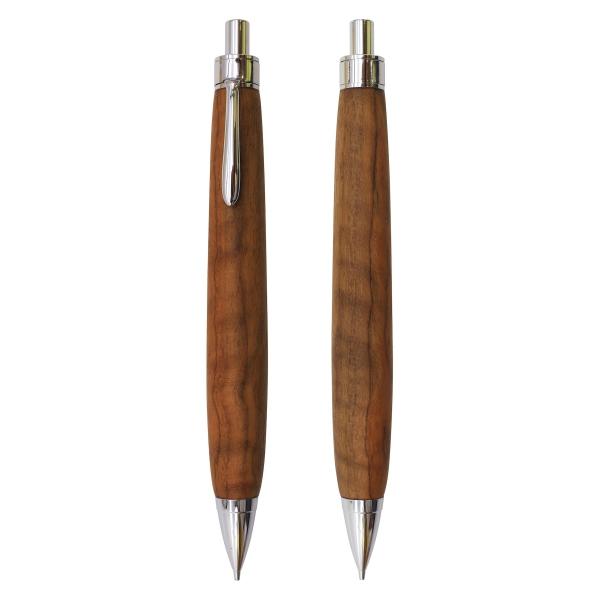 木軸 シャープペンシル 0.5mm チーク杢 KIKI-M111 : 文具・文房具のKDM