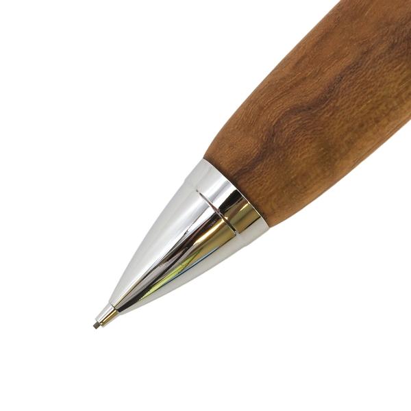 木軸 シャープペンシル 0.5mm チーク杢 KIKI-M111 : 文具・文房具のKDM