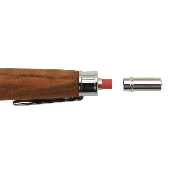 木軸 シャープペンシル 0.5mm チーク杢 KIKI-M111 : 文具・文房具のKDM