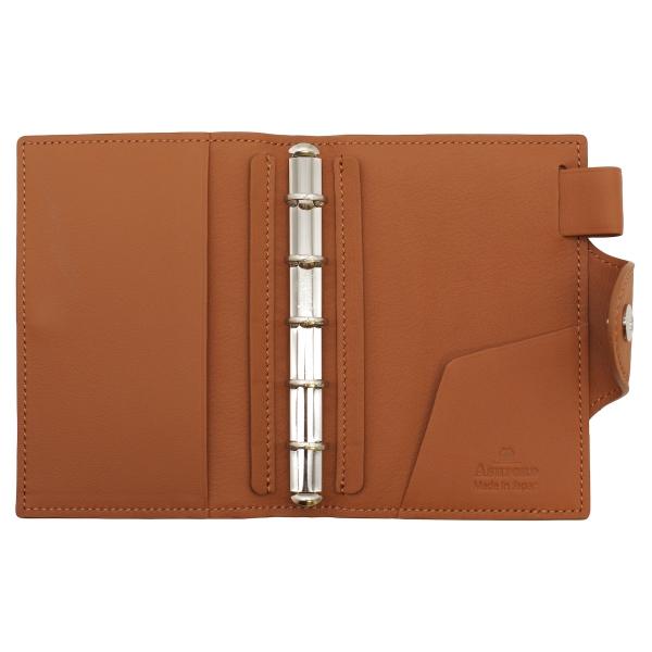 ヴェルール マイクロ5 11mm ホック システム手帳 キャメル M5 フレンチ