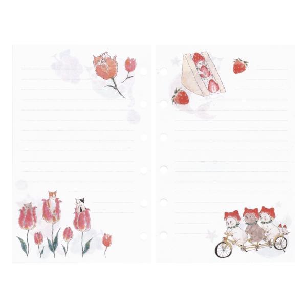 2026年 システム手帳リフィル ミニ6サイズ M6 月間 見開き1ヶ月