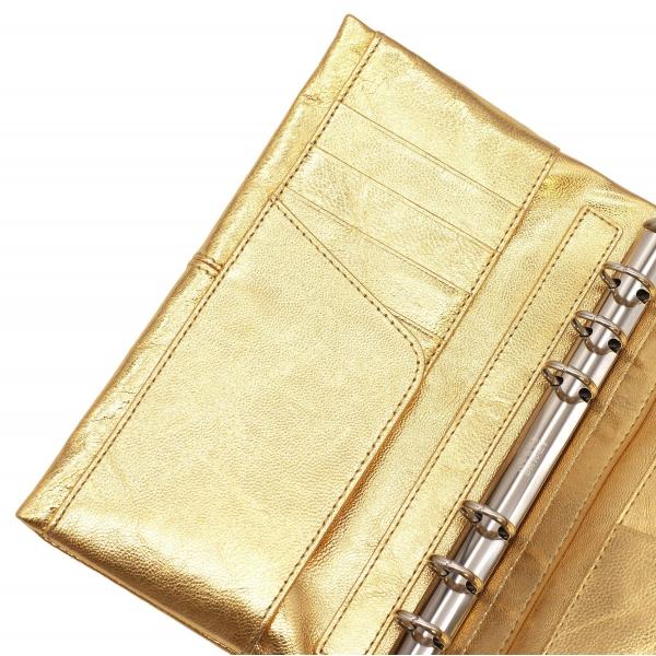 KDM限定 プリズムゴート バイブルスリム ノート リング径16mm システム手帳 ゴールド TG-1016K-GOLD_3