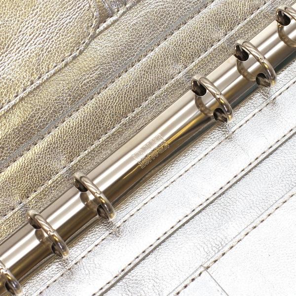 KDM限定 プリズムゴート バイブルスリム ノート リング径16mm システム手帳 シルバー TG-1016K-SILVER_4