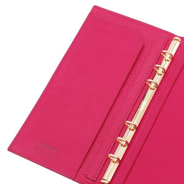 オールLVB ナロー 11mm KAKUSHI システム手帳 BK×Fuxia  Y01N6-0005の画像