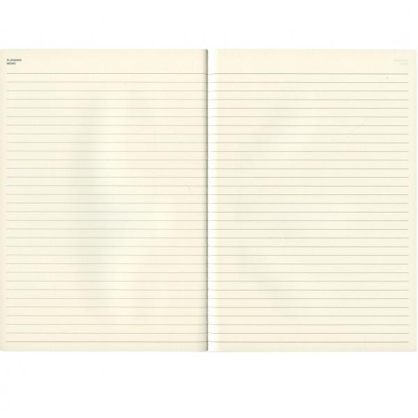 2026年 手帳 A5 12月始まり 月間ブロック 見開き リフィル LAMD94-90