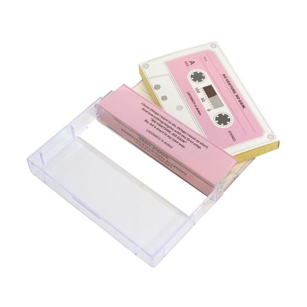 in Action カセットテープ型ノート ピンク IA-03PK : 文具・文房具の