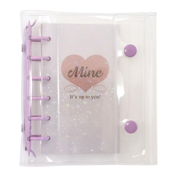 Mine ミニ6サイズ システム手帳 バインダーセット リング径20mm