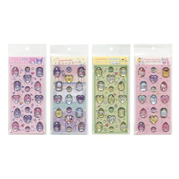 ストーンシール サンリオキャラクターズ CN&PN 立体シール かわいい