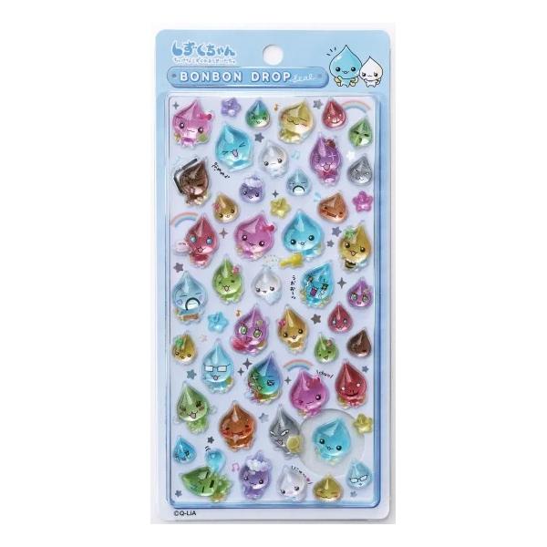 しずくちゃん ボンボンドロップシール しずくの森のなかま 94740