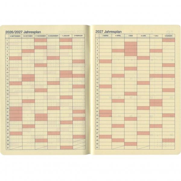 2026年 手帳 3月始まり 月間 ロルバーンノートダイアリー B6 ヤミー
