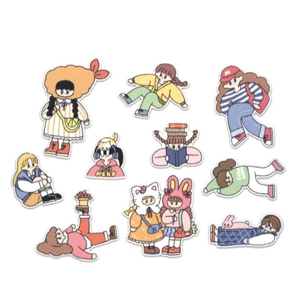 シール・ステッカー Ami Ami sticker/アミステッカー フレークシール ユルガール コラージュ