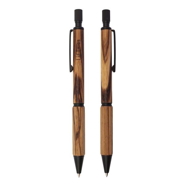 LIFT+/リフトプラス Wood 0.5 シャープペンシル ゼブラウッド LIWOOD