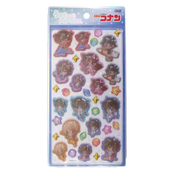 名探偵コナン うるちゅる ポップシール マリン  138667（Yahoo!・文具・文房具のKDM ヤフー店）