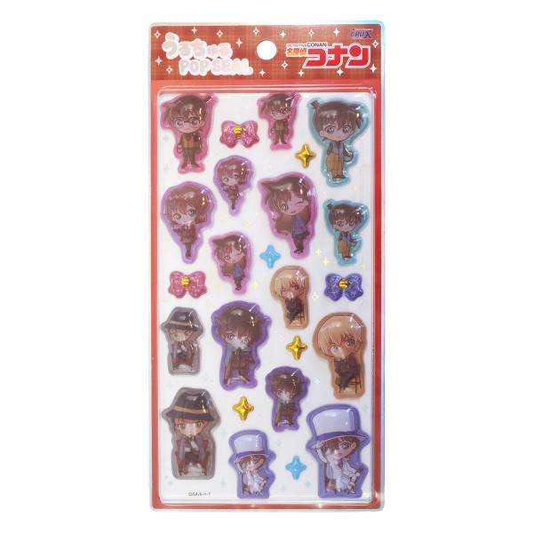 名探偵コナン うるちゅる ポップシール 英国風  138668（Yahoo!・文具・文房具のKDM ヤフー店）