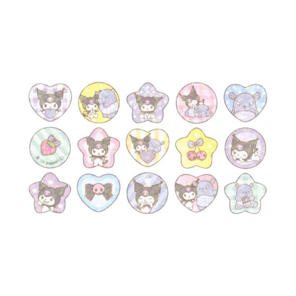 おはじき シールフレーク 15ピース クロミ 134016 : 文具・文房具のKDM