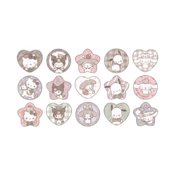 N様 おはじき シールフレーク 15ピース サンリオキャラクターズ/カワイイ