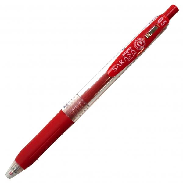 ゲルボールペン サラサクリップ(0.5mm) 赤 JJ15-R : 文具・文房具のKDM