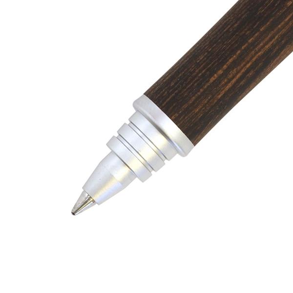 S20/エストゥエンティ木軸 ノック式 油性ボールペン 0.7mm ダーク