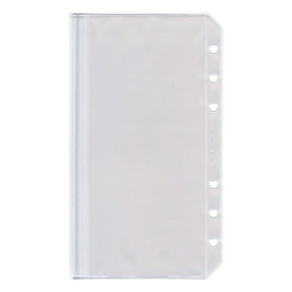 バイブルサイズリフィル665 仕切り付きクリアポケット バインデックス