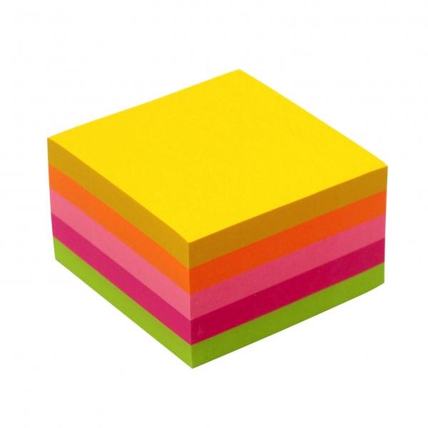 ポストイット　カラーキューブ蛍光カラーCN-33SE 5パック✖️3 ポスト・イットノート カラーキューブ 超徳用 スクエア 蛍光カラー CN