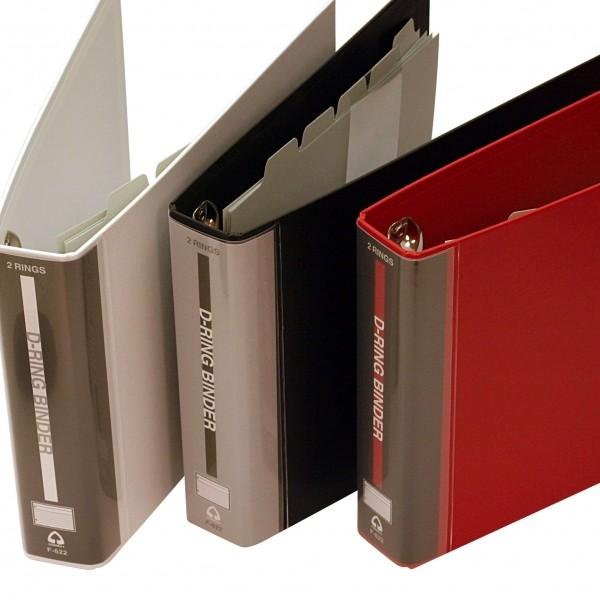 D-RING BINDER／デーリングバインダー 黒 F-622-BK : 文具