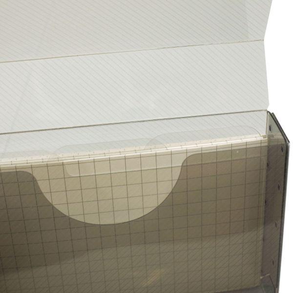 5×3 カードボックス クリア （H75mm×W125mm対応） 23451 : 文具