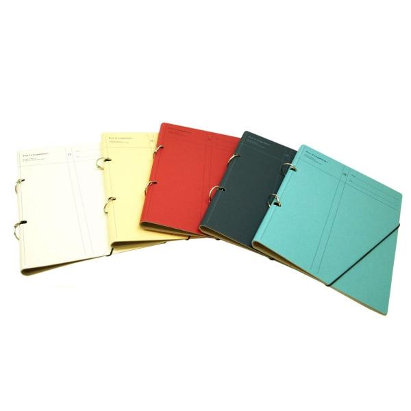 A5 2穴 リングホルダー レッド PT01-48 RD : 文具・文房具のKDM ヤフー