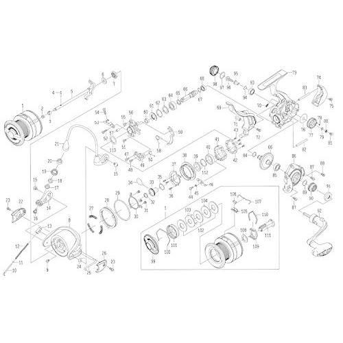 新年の贈り物 19 純正パーツ ダイワ Daiwa シグナス d35 128d35 1部品コード 部品番号 スプール 2500lbd スピニングリールパーツ Www Akken Fr