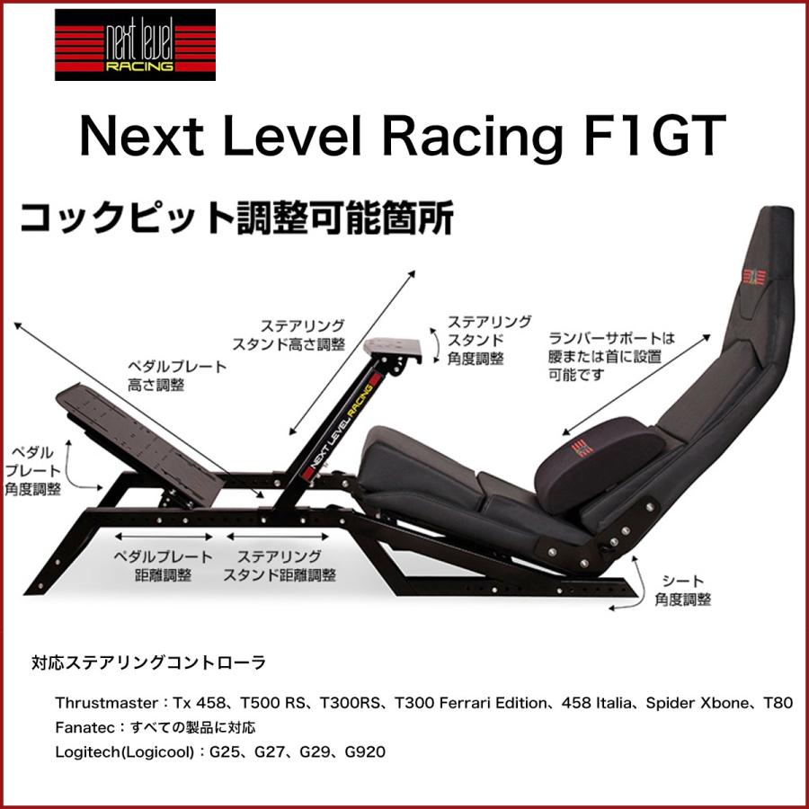 F1GT Racing Simulator Cockpit NLR-S006 : KDSネットショップ本店 - 通販 - Yahoo!ショッピング