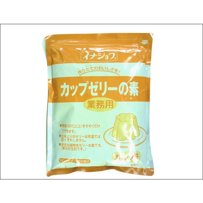 イナショク オレンジゼリーの素 600g ゼリー 食物繊維 寒天