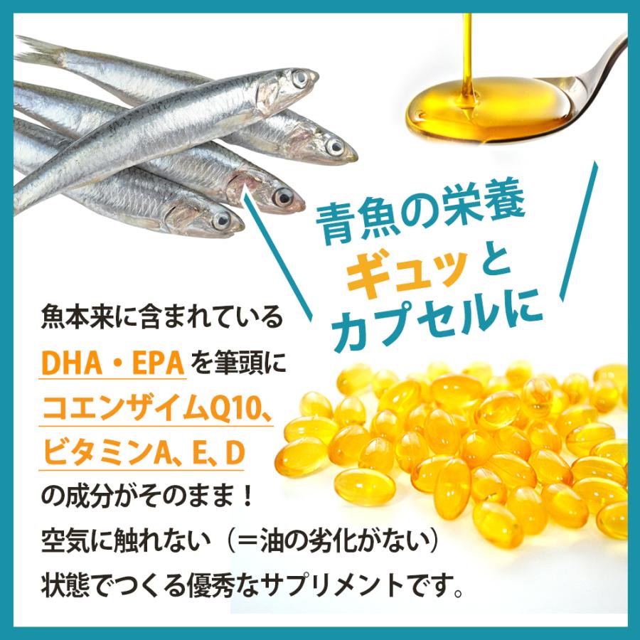 健康食品の原料屋 まるごといわし油 天然 非加熱 DHA EPA サプリメント 50.84g(124粒×1袋)｜ke28｜03