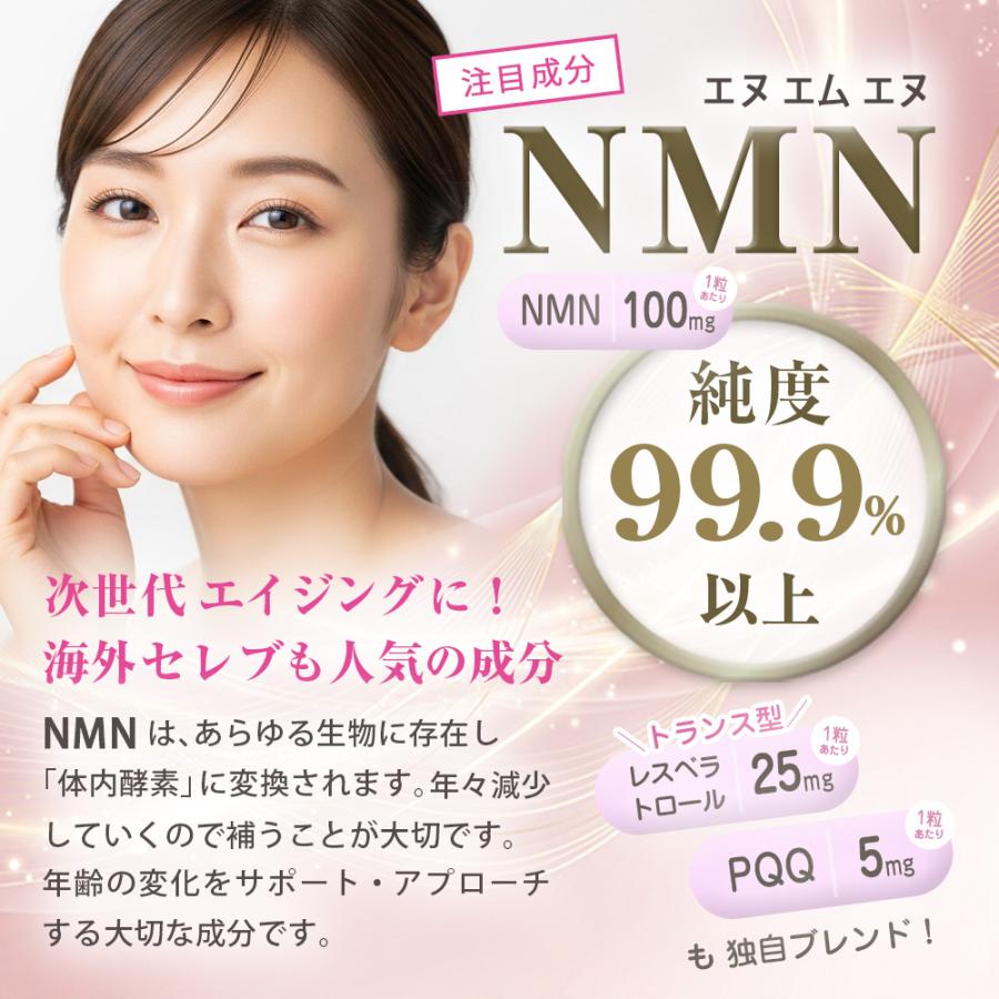 5-ALA サプリ NMN レスベラトロール PQQ 4成分＋鉄を1粒に凝縮 [ 30粒 