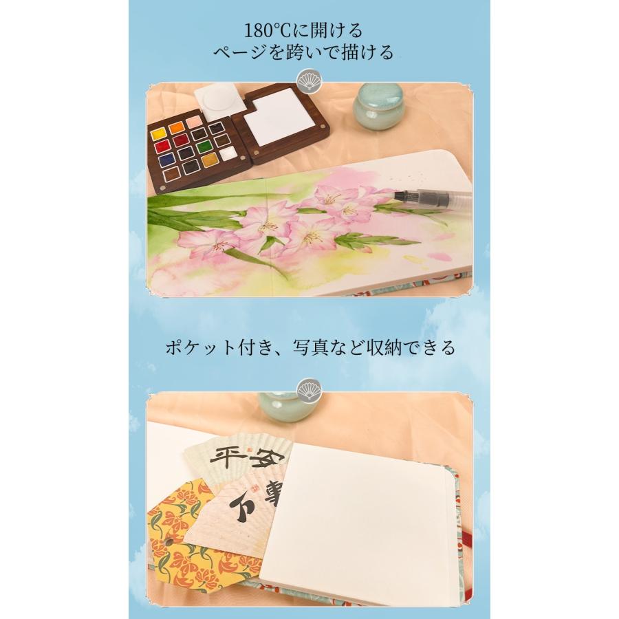 class101 doop先生　水彩キット トラベル水彩アソート 15色絵の具+300gスケッチブック+水筆ペン+