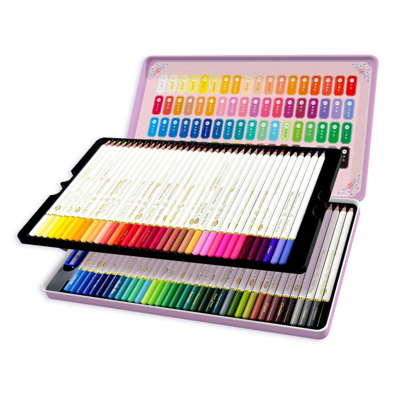 色鉛筆 油性72色セット 重ね塗り簡単芯が柔らかい : 観栄堂EC - 通販