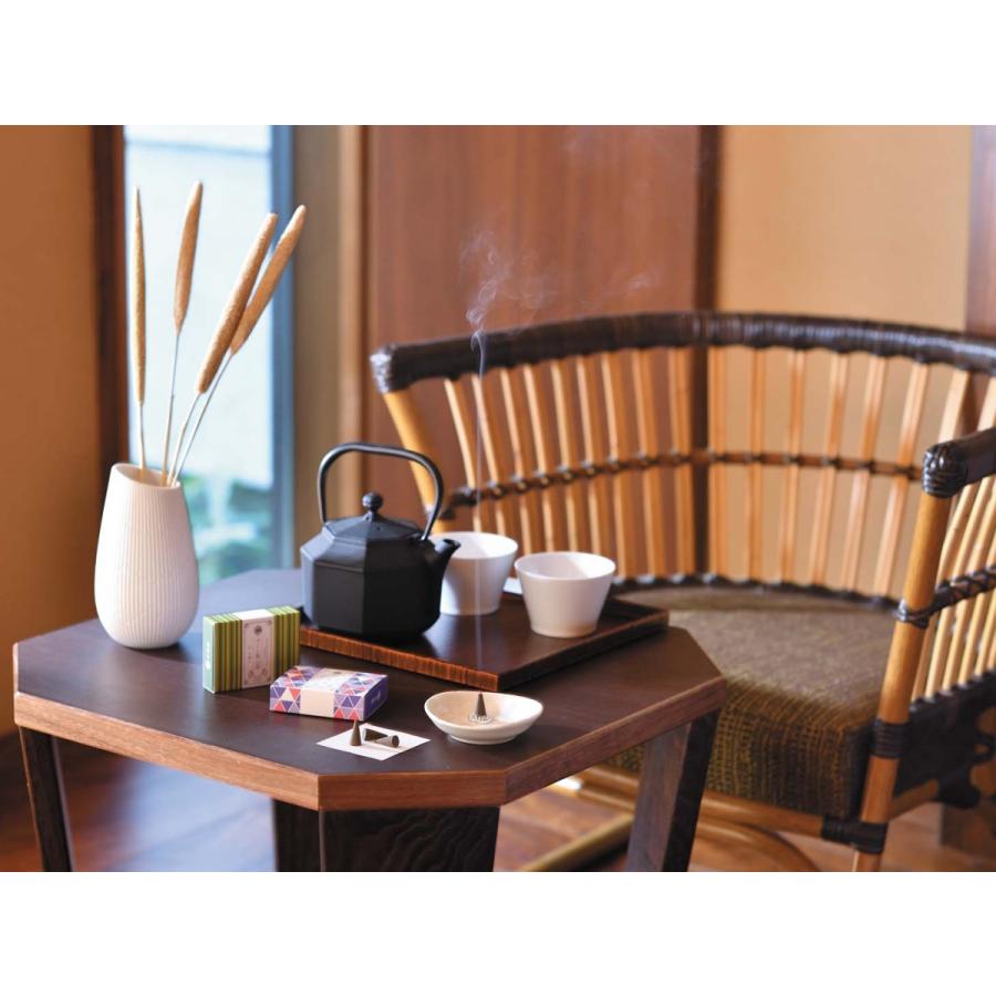 お香アロマインセンス京都香彩堂コーン型10個入り リラクゼーション プッチギフト リフレッシュ 空気浄化 | 香彩堂 | 12