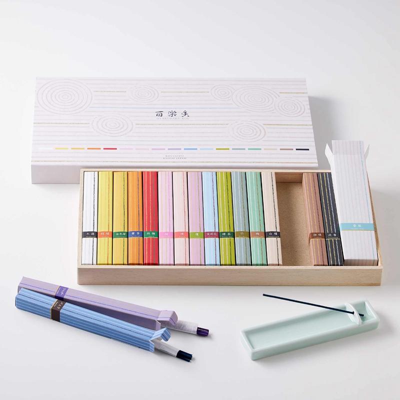 お香 アロマ 百楽香23種類の香り京都香彩堂 木蓮 ホワイトセージ 白檀 乳香 御香 リラクゼーション リラックス プレゼント プチギフト | 香彩堂 | 30