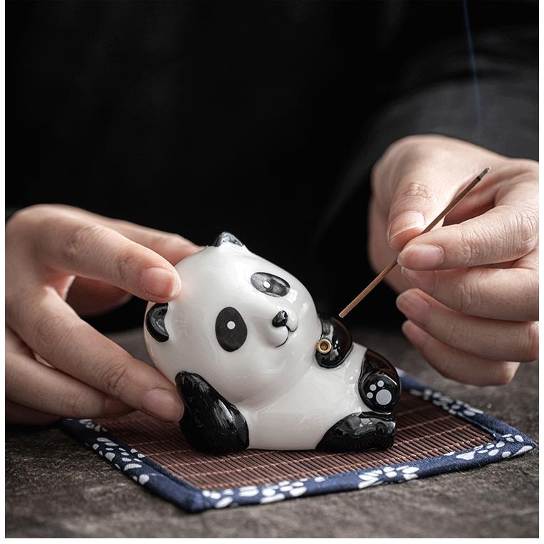 香立て/置物 パンダ 陶磁器 : 観栄堂EC - 通販 - Yahoo!ショッピング